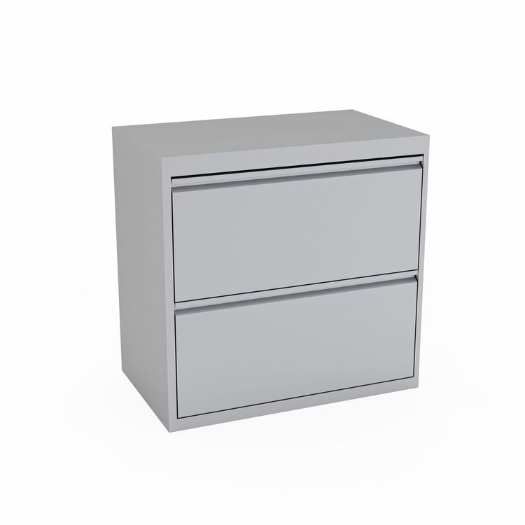 Filing Cabinet (Silver) - Double Lateral